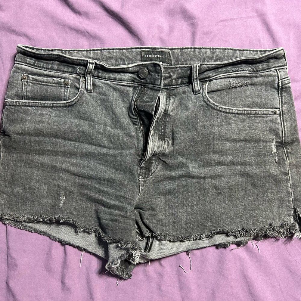 Black Denim shorts